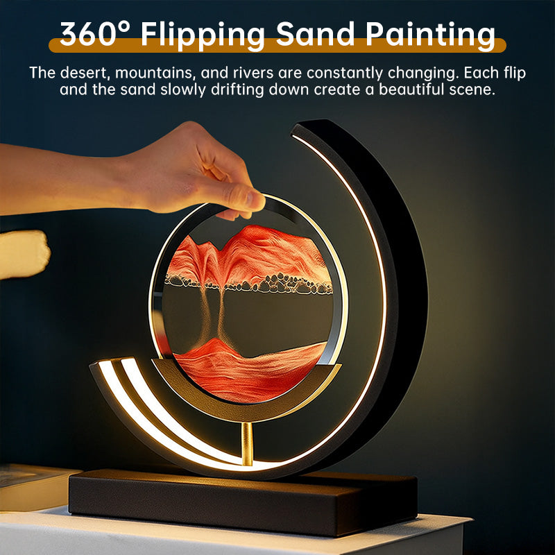 Flowing Sand Painting Lamp