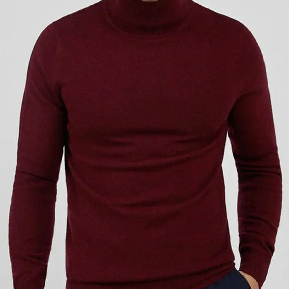 Slim Fit Pullover Knitted Sweater