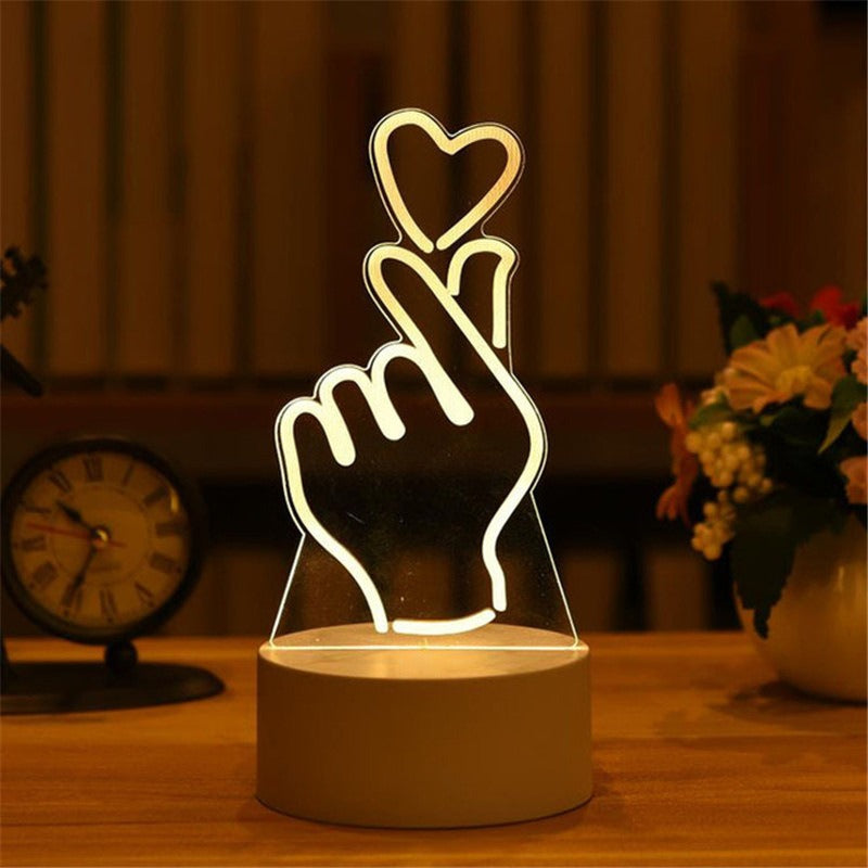 3D LED Modern Decorative Table Lighting