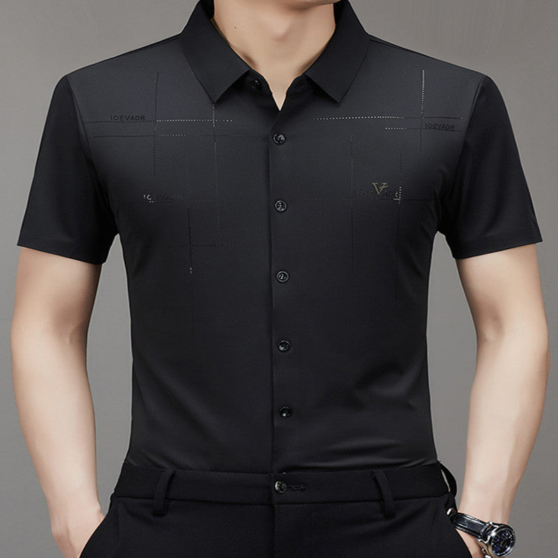 Business Polyester Short-Sleeve
