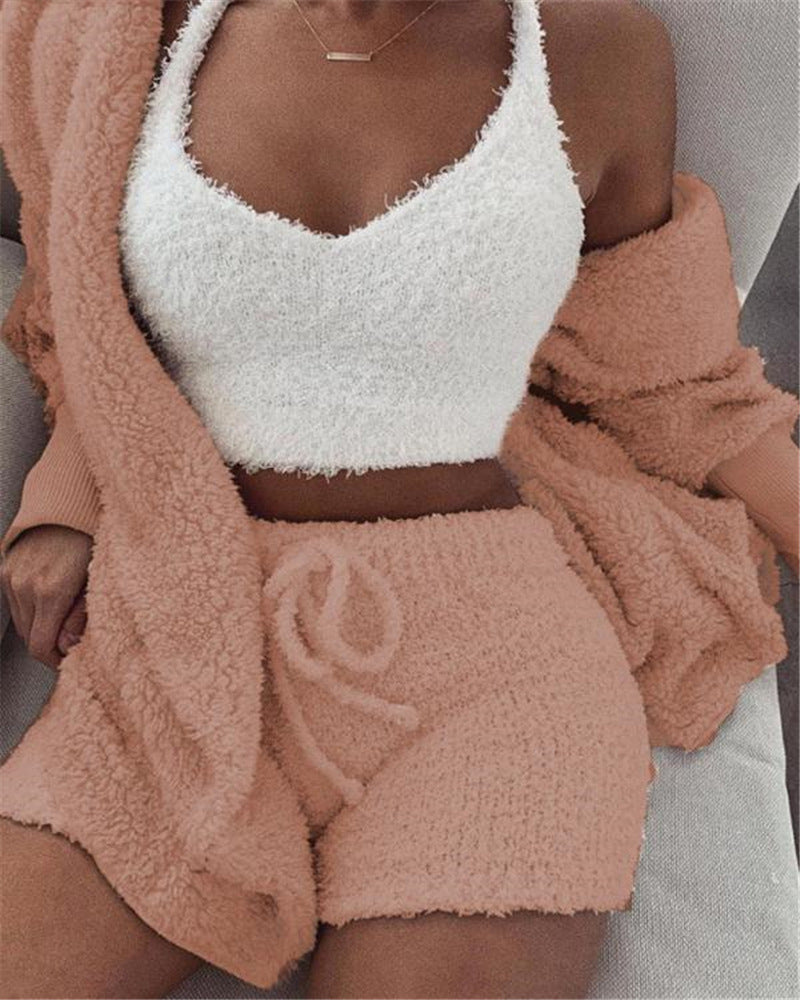 Cozy Drawstrings Pajama Set