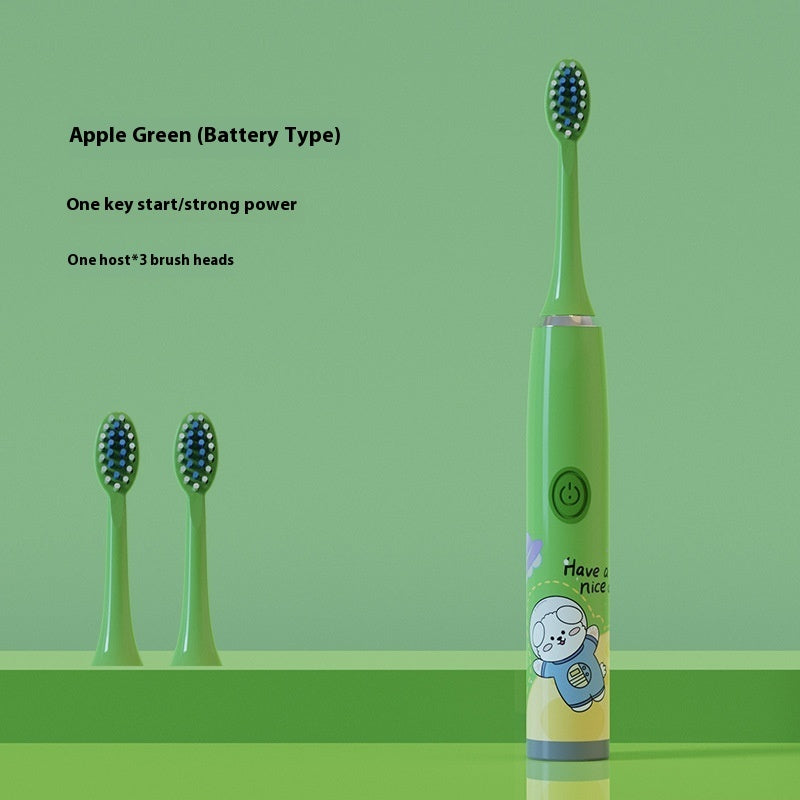 Electric Cartoon Soft Bristle Smart Toothbrush – Gum Care & Waterproof Design