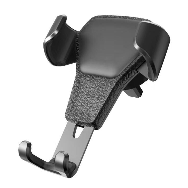 Leather Grain Gravity Mobile Phone Car Holder