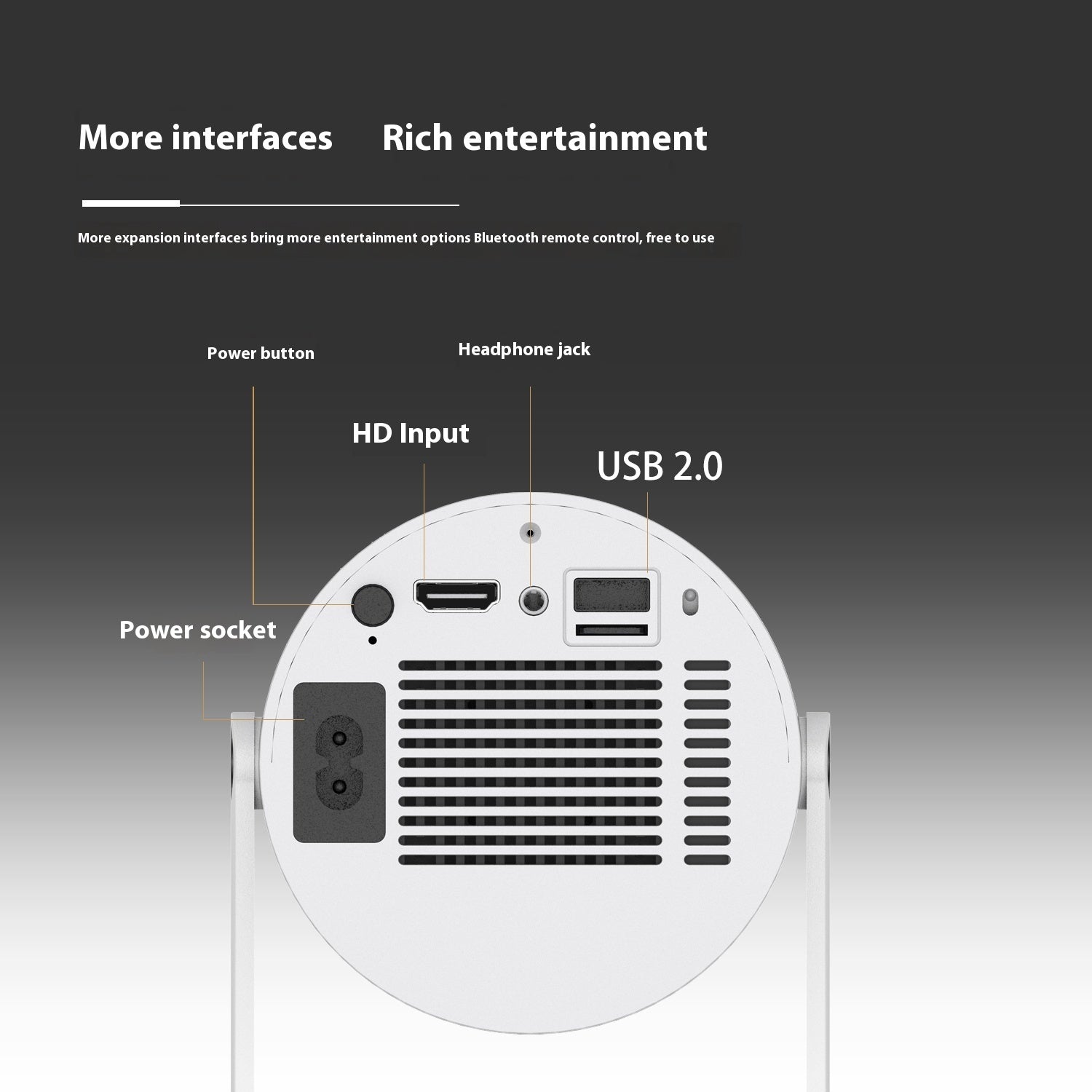 HY300 Portable Smart Projector