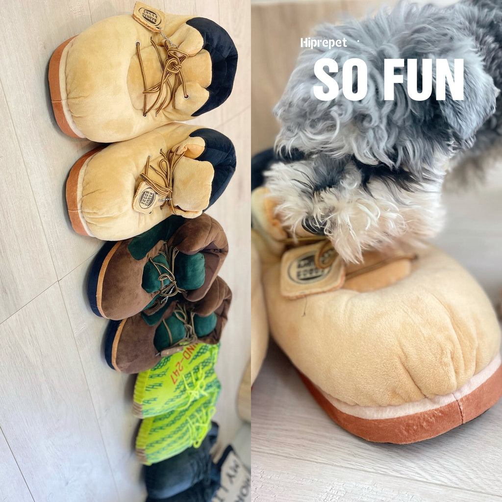 Shoes Plush Cat Pillow & Dog Chew Toy
