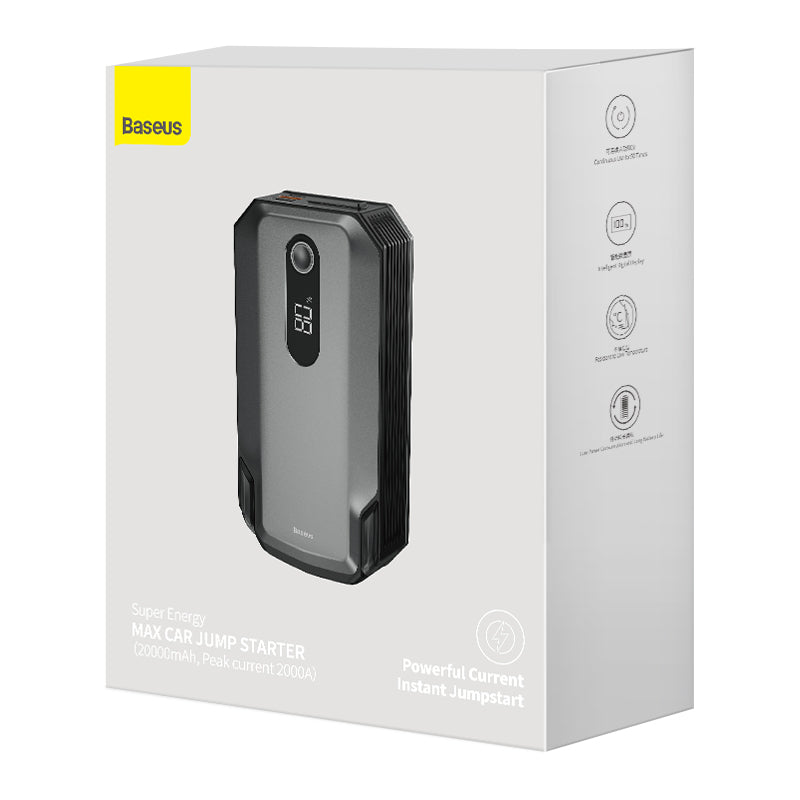 Baseus Super Jump Starter – 20,000mAh / 2000A Peak Current