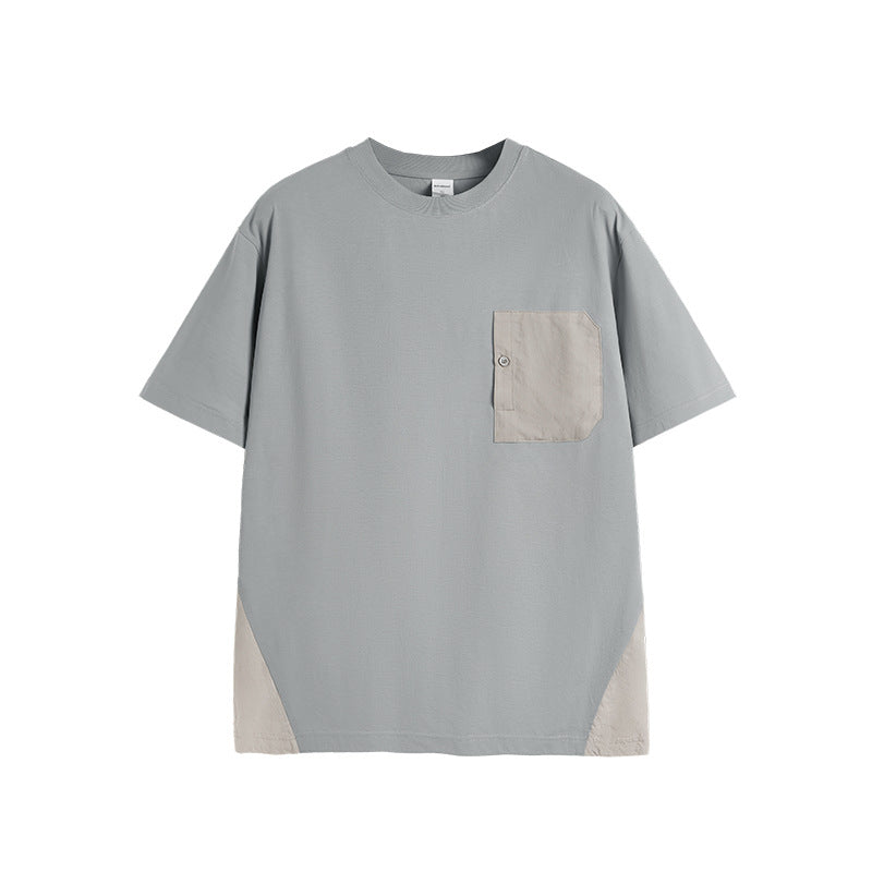 Solid Color Polyester T-Shirt