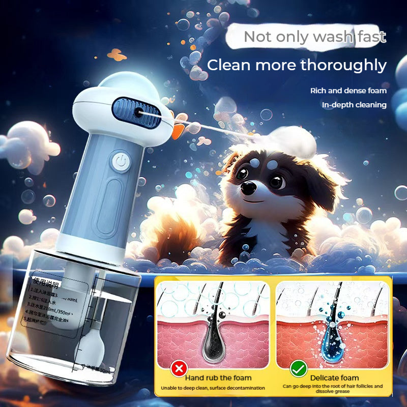 Pet Cleaning Bubble Machine