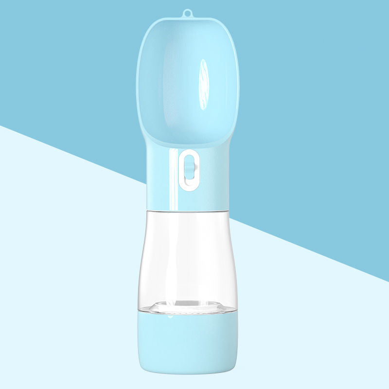 Portable Pet Water Bottle with Food Container
