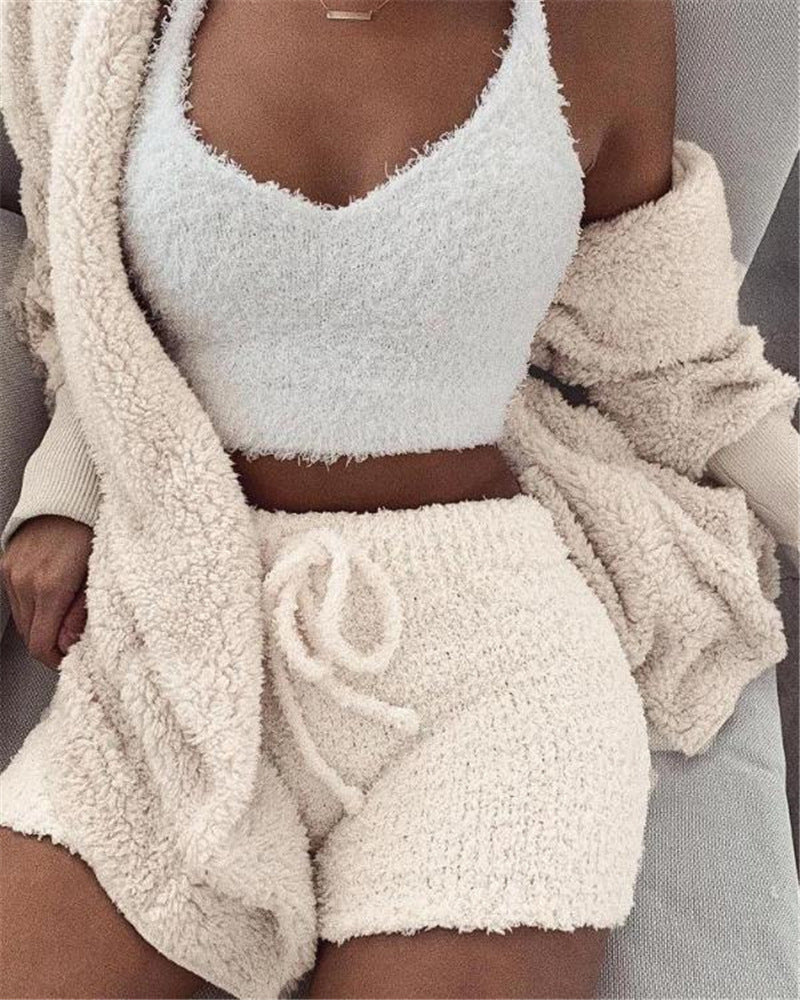 Cozy Drawstrings Pajama Set