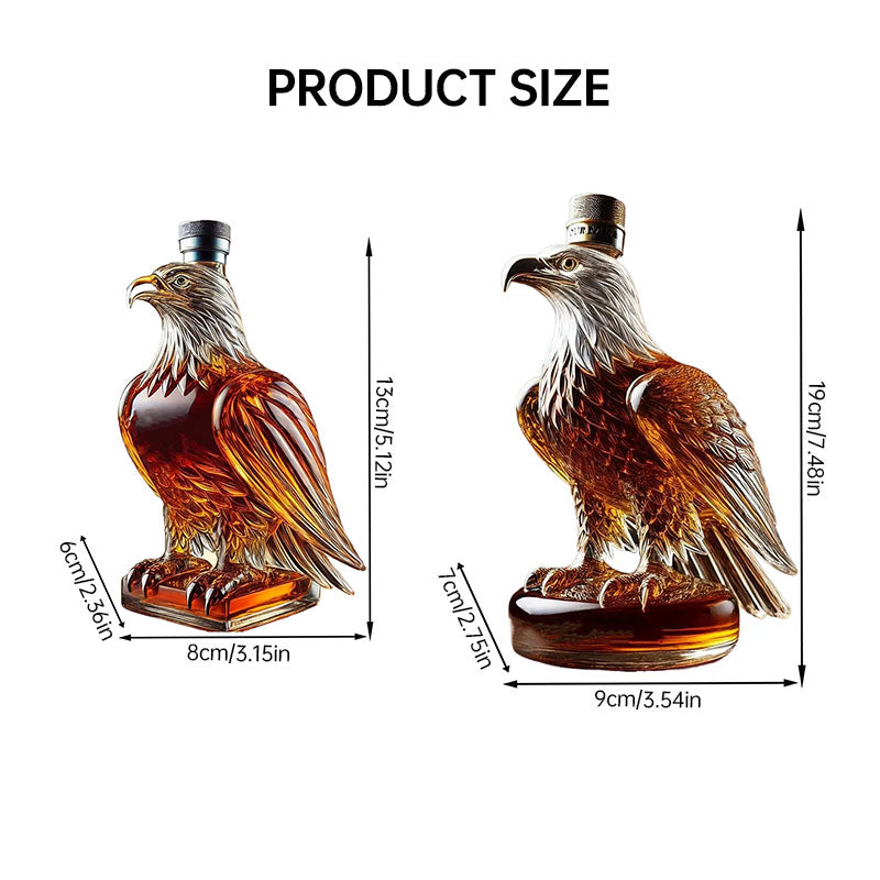 Small Eagle‑Shaped Whiskey Decanter