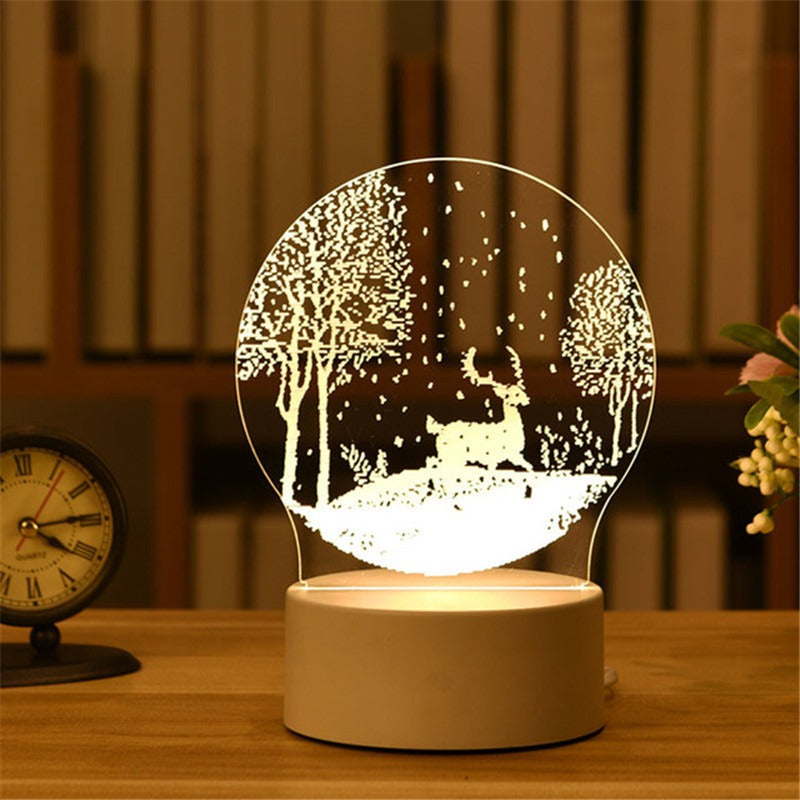 3D LED Modern Decorative Table Lighting