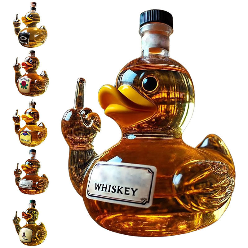 10 Oz. Middle Finger Duck Decorative Bottle