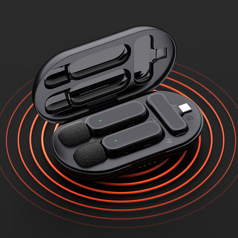 K61 Wireless Lavalier Noise Reduction Mini Microphone