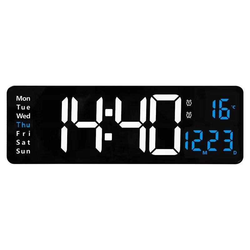 Large LED Digital Wall Alarm Clock