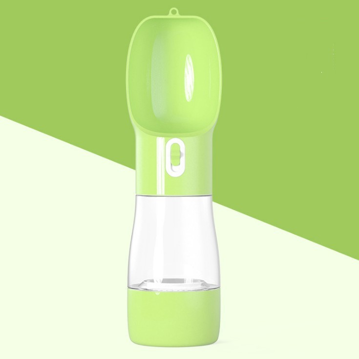 Portable Pet Water Bottle with Food Container