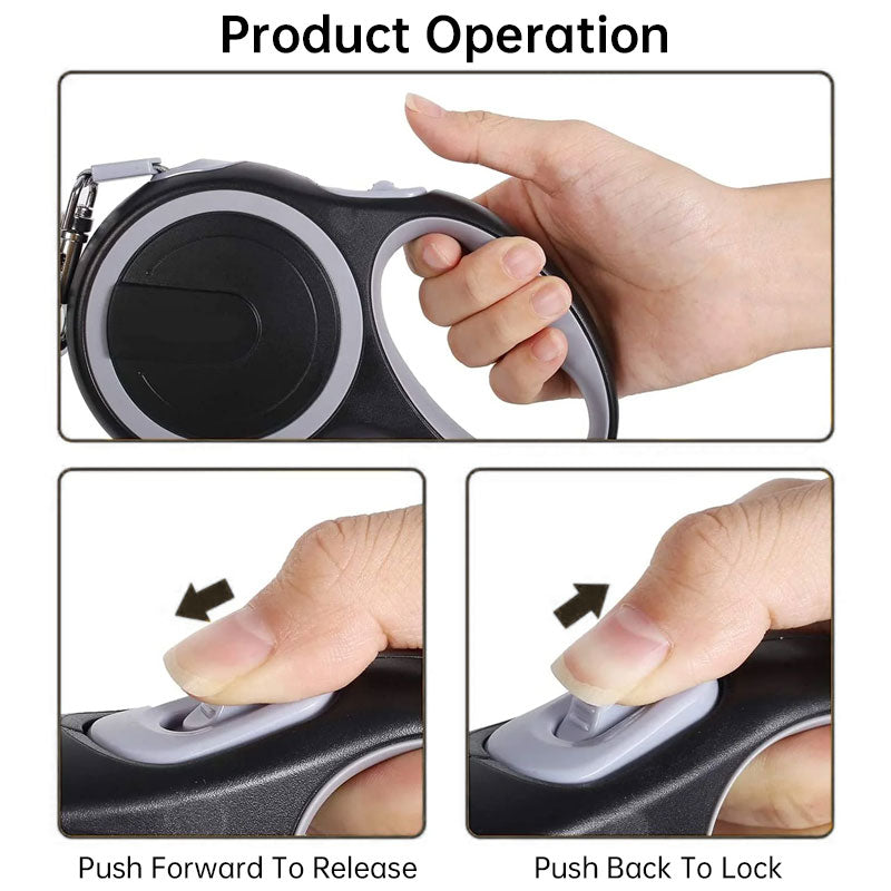Retractable Pet Leash (5m/8m, 50kg Capacity)