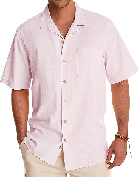 Cotton & Linen Short Sleeve Shirt