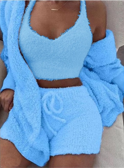 Cozy Drawstrings Pajama Set