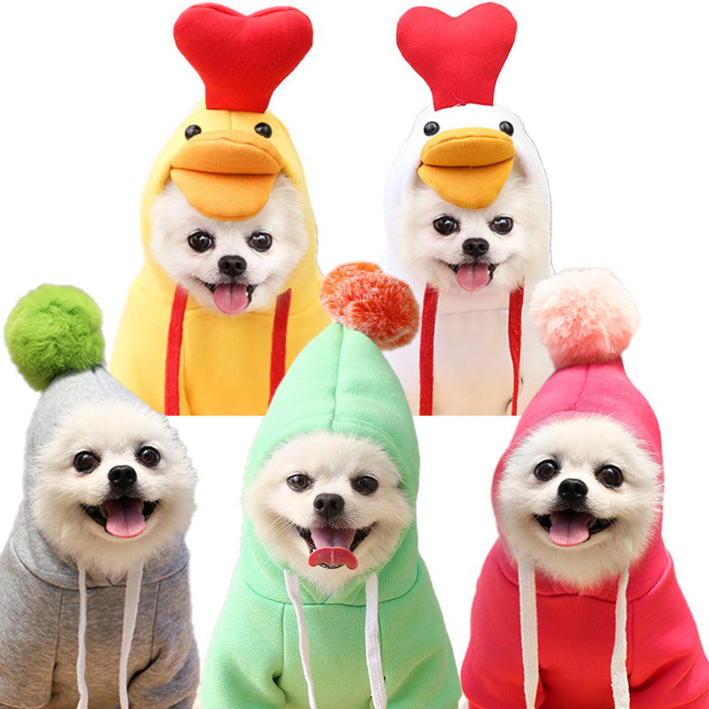 Winter Warm Fleece Hoodie for Pets