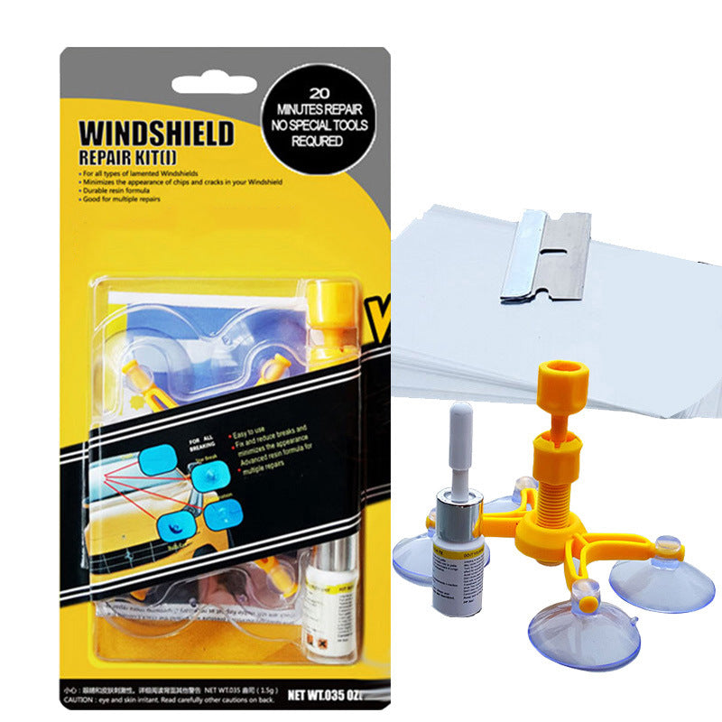 Car Window Glass Crack Repair Kit
