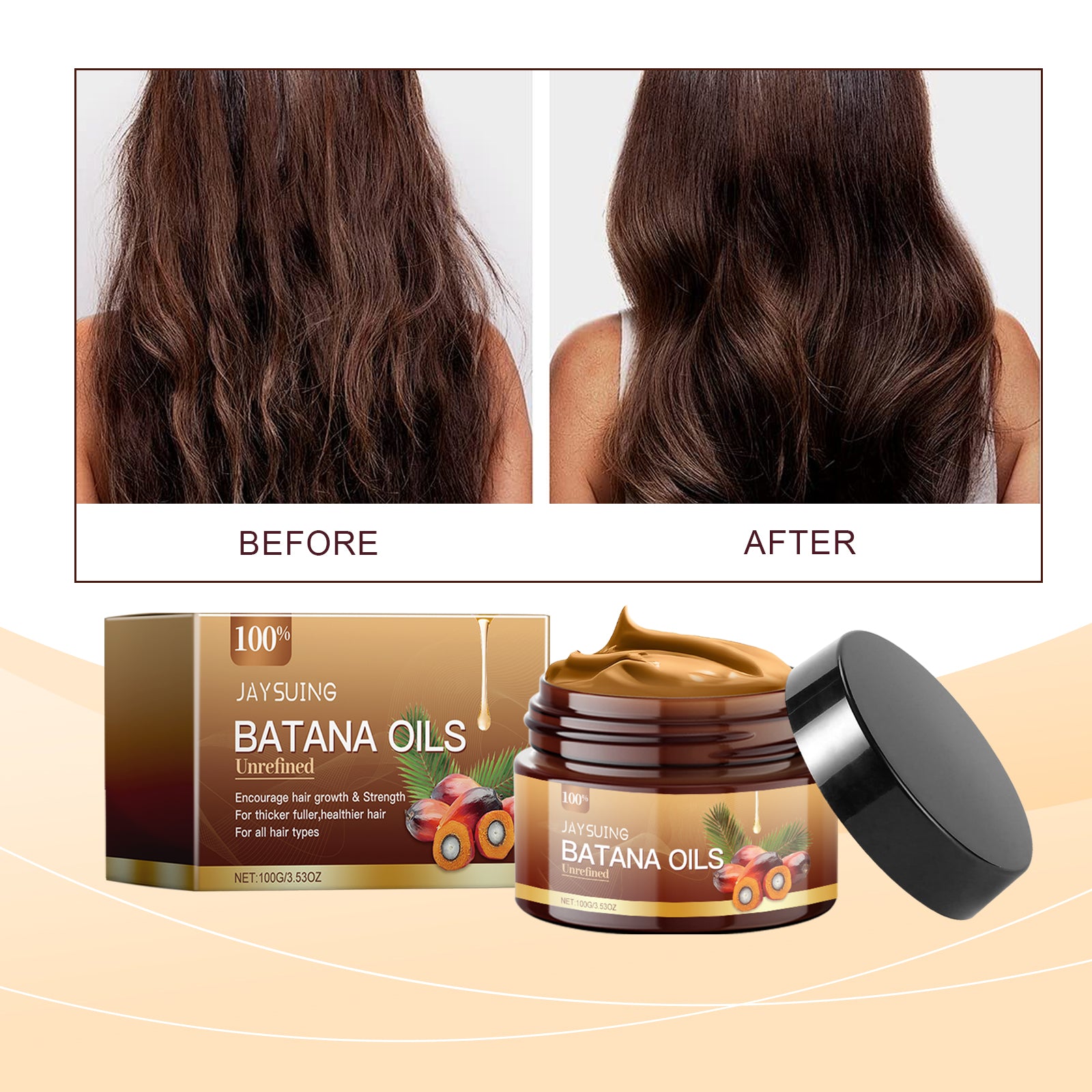 Jaysuing Batana Soft Shine Hair Care Oil – Radiance & Follicle Revitalizer