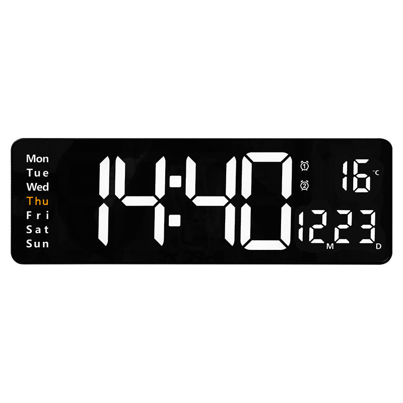 Large LED Digital Wall Alarm Clock