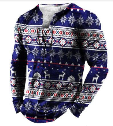 U-Neck Sports Printed Top