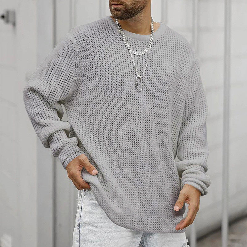 Loose Fit Long Sleeve Crew Neck