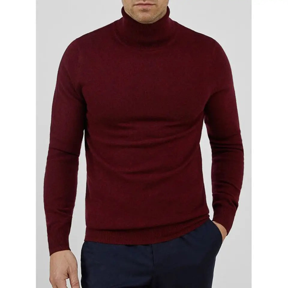 Slim Fit Pullover Knitted Sweater