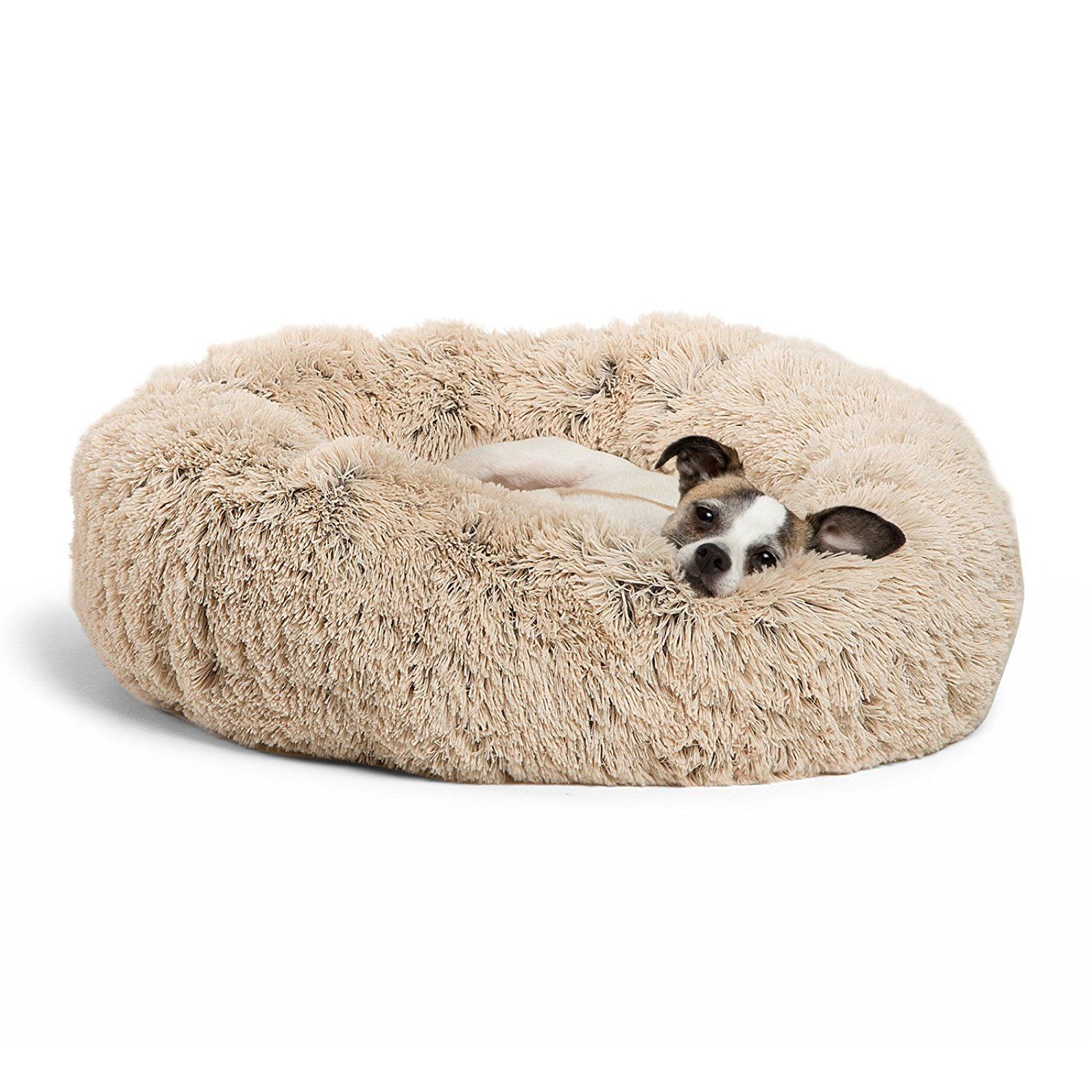 Round Plush Pet Bed