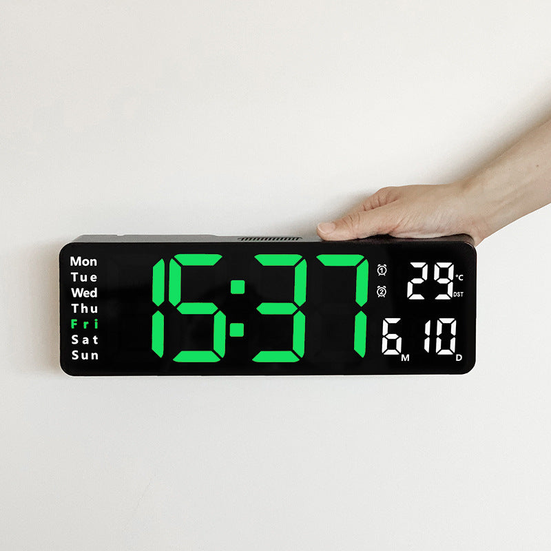 Large LED Digital Wall Alarm Clock