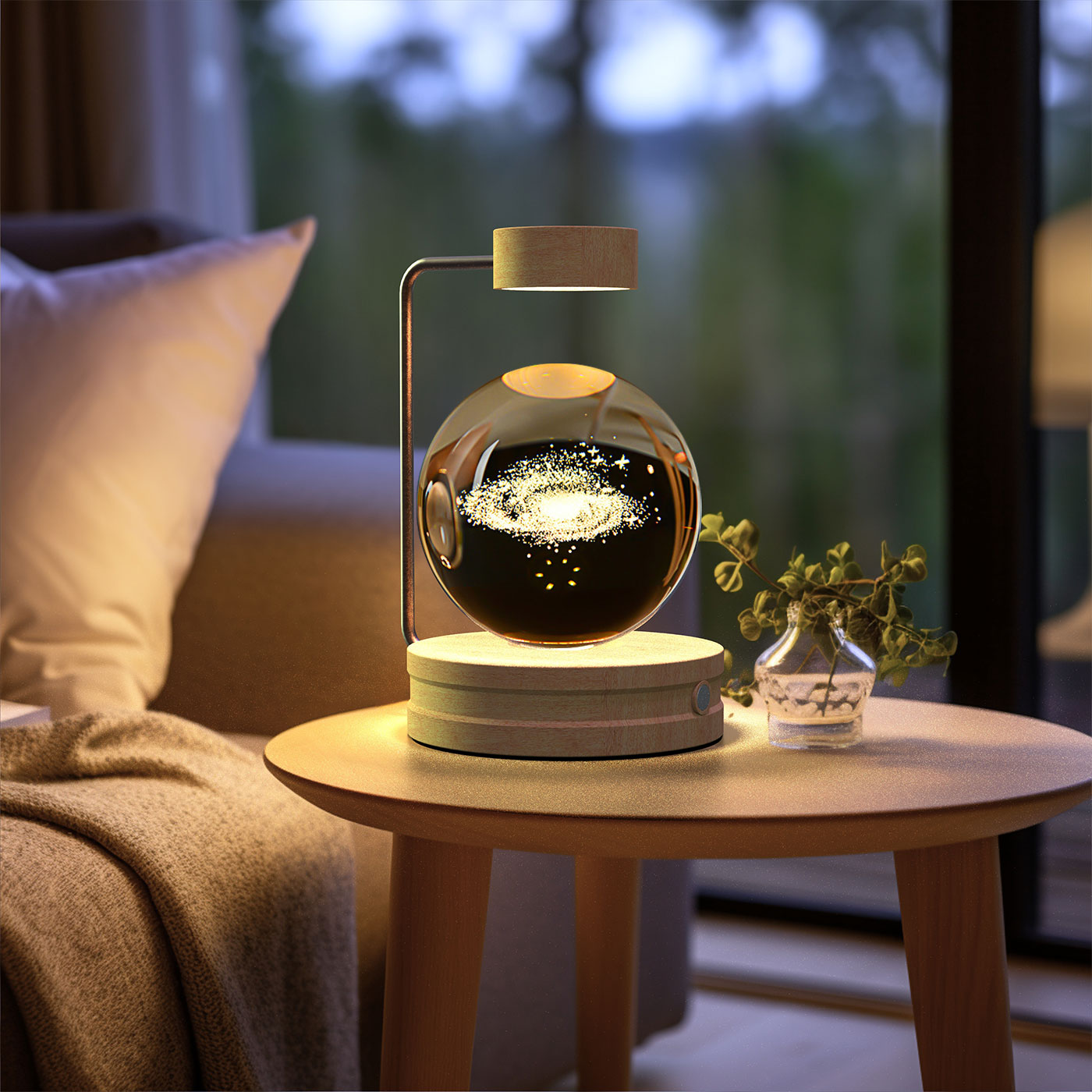 Crystal Ball Dinosaur Bedside Lamp