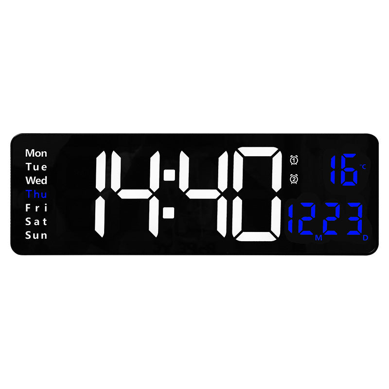 Large LED Digital Wall Alarm Clock