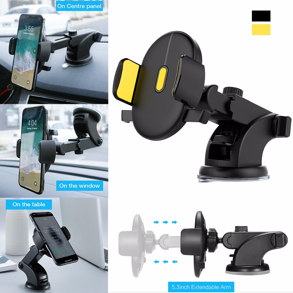 Car Phone Holder Suction Cup Mount