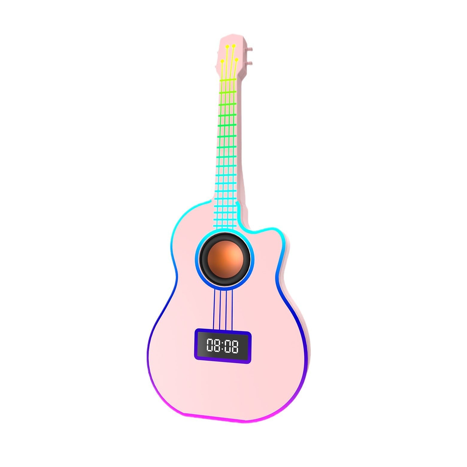 Guitar Design LED Light, Bluetooth Speaker & Alarm Clock