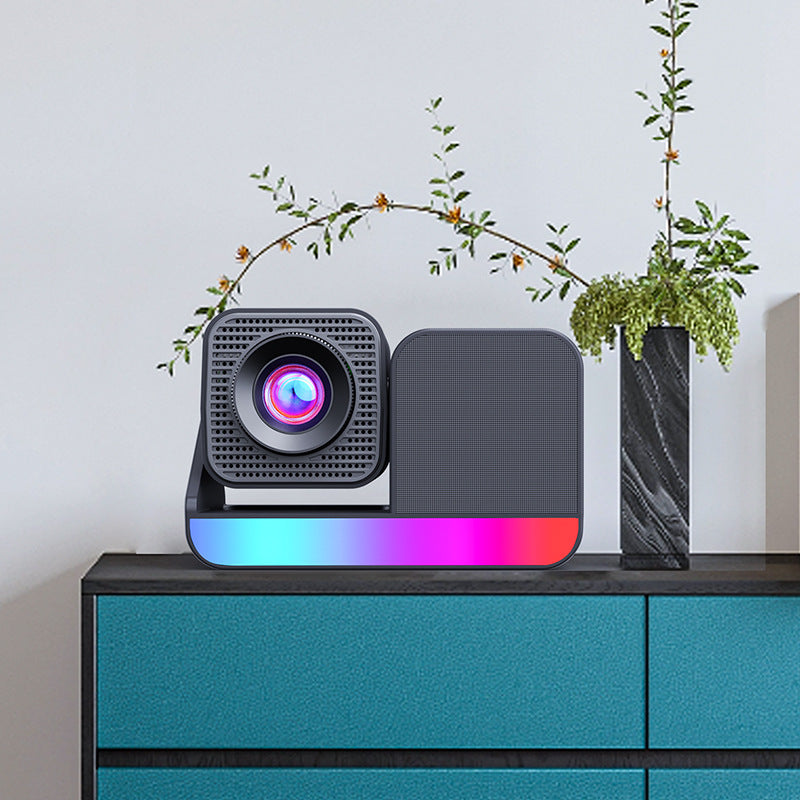 Karaoke Projector with Microphone HD Home Projector