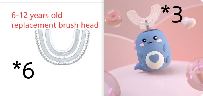 Smart Sonic U‑Shaped Electric Toothbrush for Kids