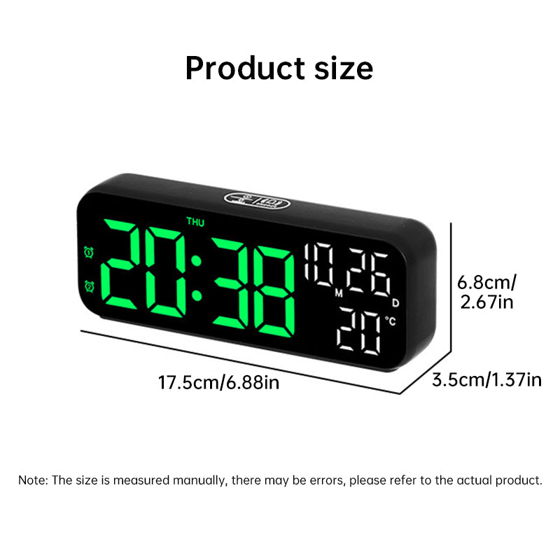 Digital LED Alarm Clock