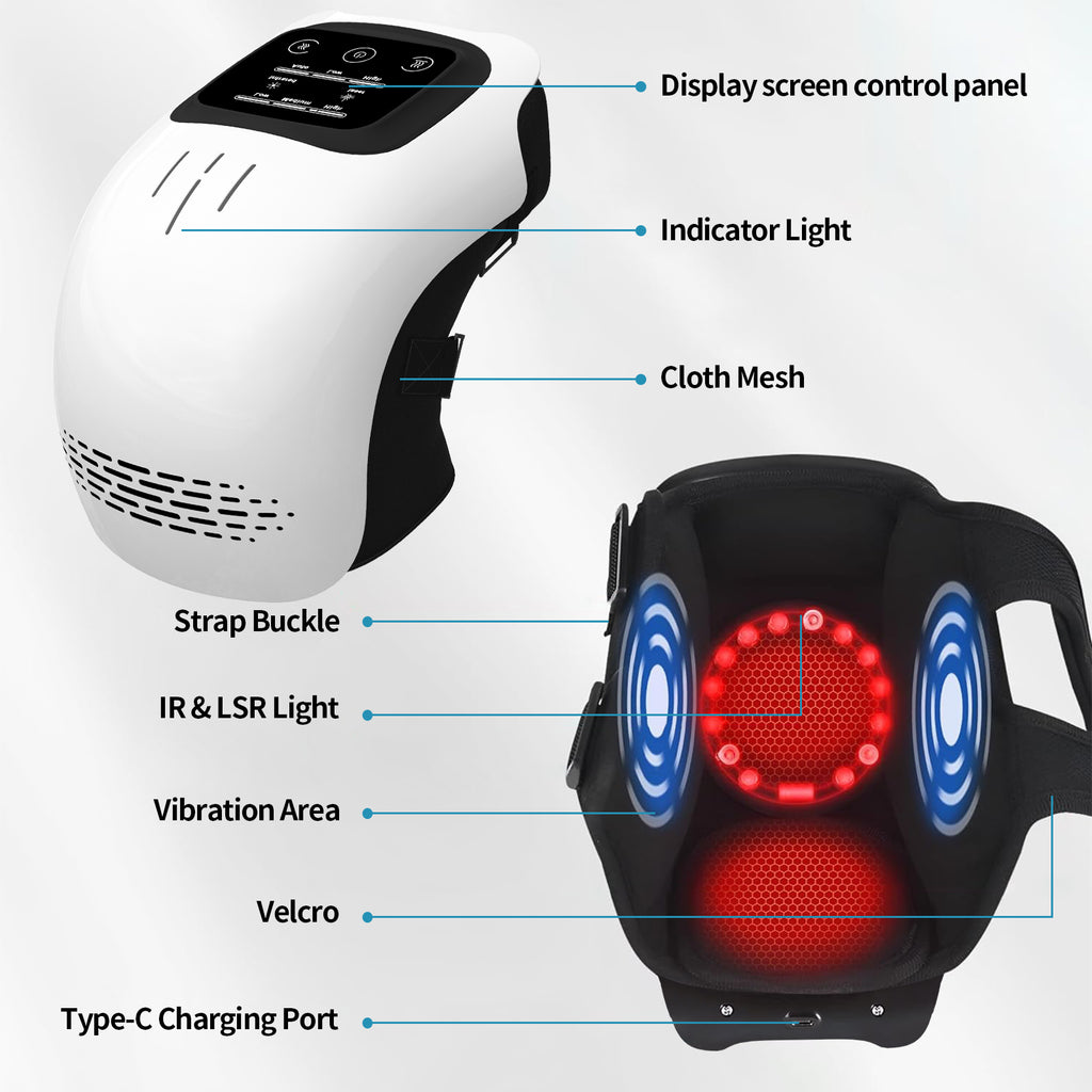 Rechargeable IR & Vibration Knee Therapy