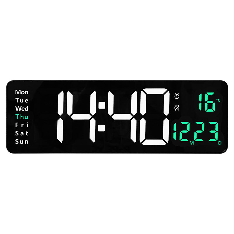 Large LED Digital Wall Alarm Clock