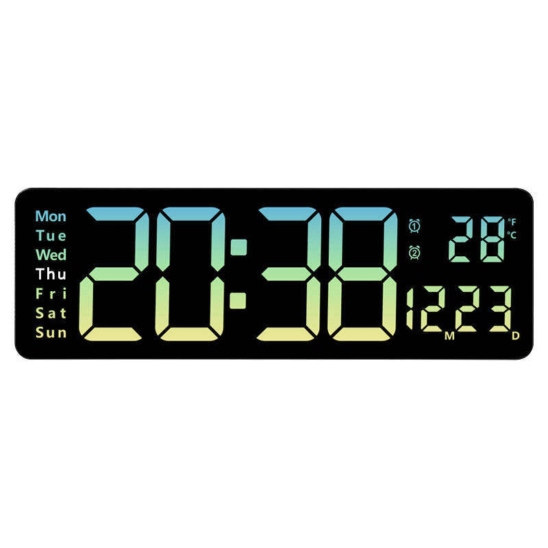 Large LED Digital Wall Alarm Clock