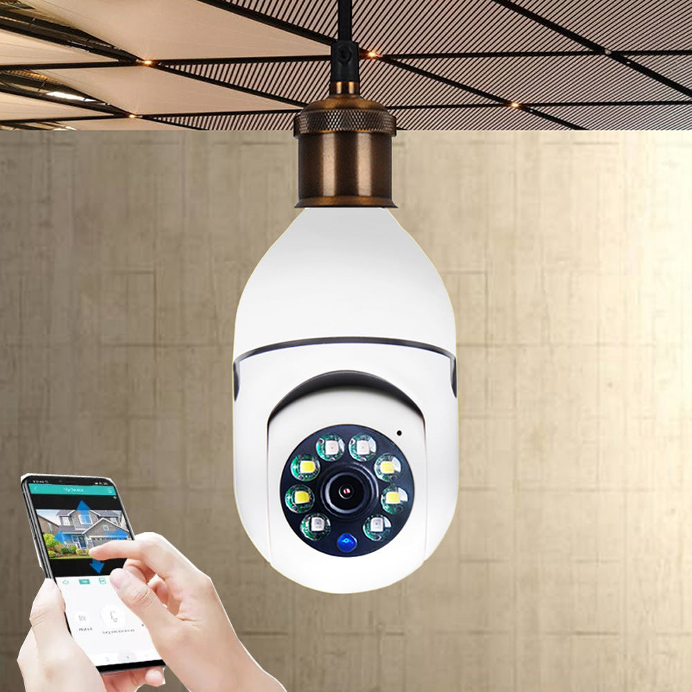 E27 WiFi Bulb 1080P Camera with Motion Alarm & Night Vision
