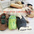 Shoes Plush Cat Pillow & Dog Chew Toy