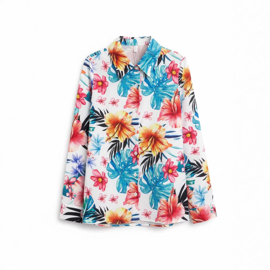 Elegant Loose Fit Long Sleeves Blouse