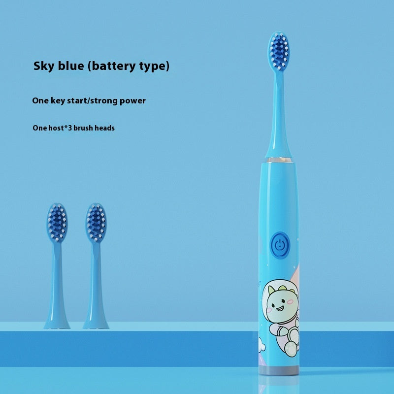 Electric Cartoon Soft Bristle Smart Toothbrush – Gum Care & Waterproof Design