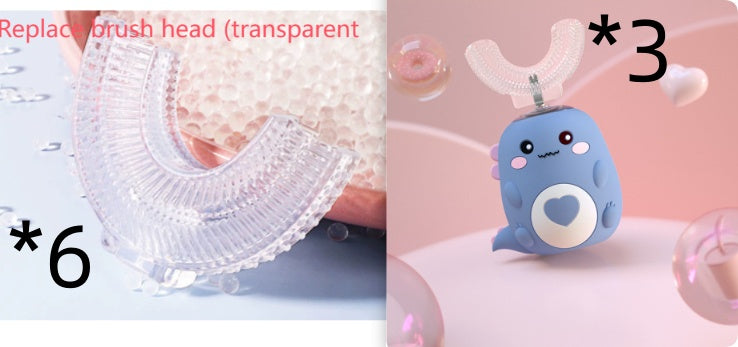 Smart Sonic U‑Shaped Electric Toothbrush for Kids
