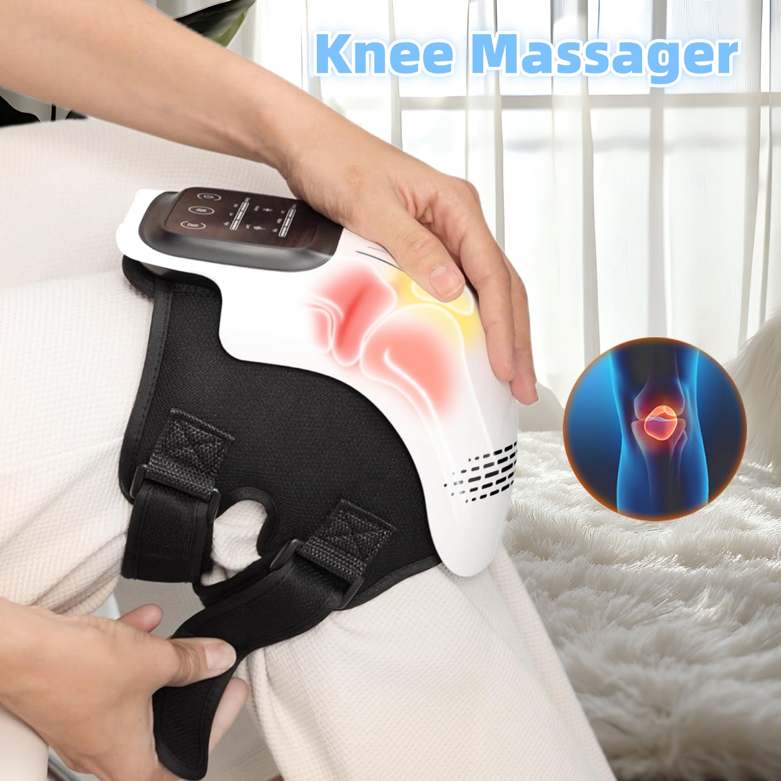 Rechargeable IR & Vibration Knee Therapy