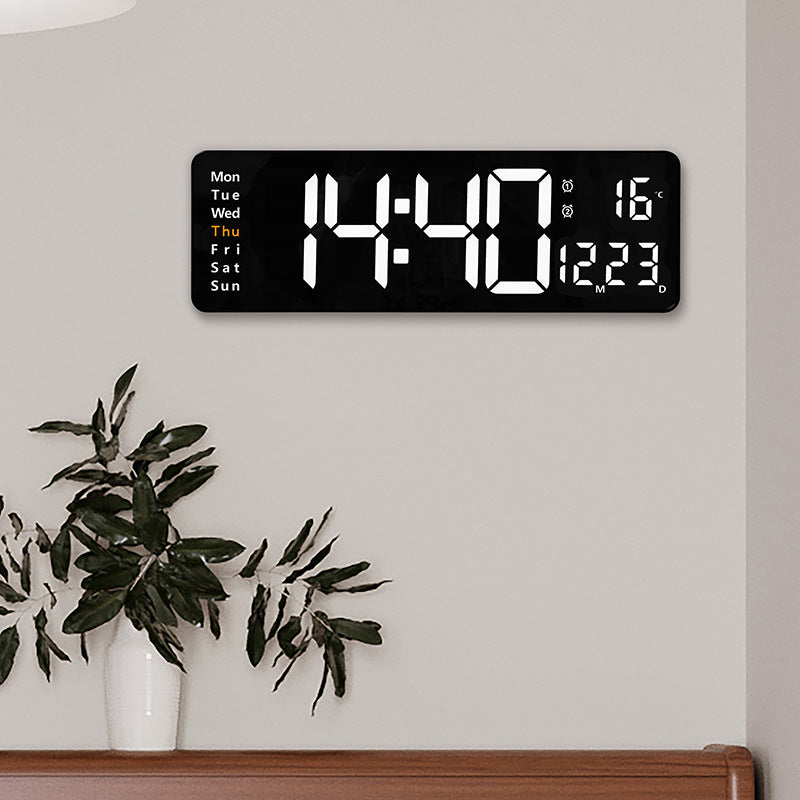 Large LED Digital Wall Alarm Clock