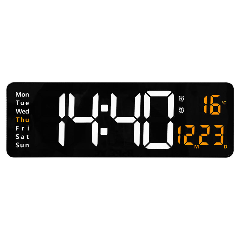 Large LED Digital Wall Alarm Clock